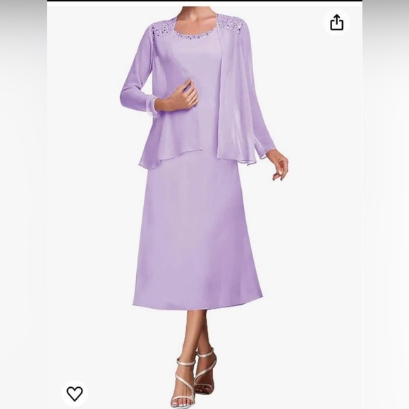 BNWOT Mother of the Bride dress in Lilac color - Picture 1 of 1